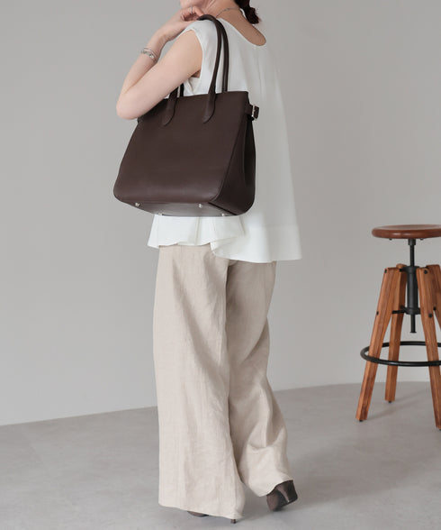 トートバッグ A4対応 ボストン 12-1211